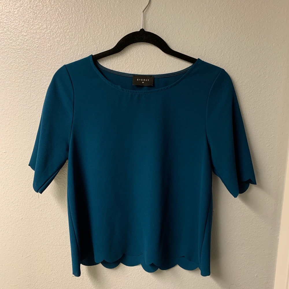 Women’s Scalloped Blouse
